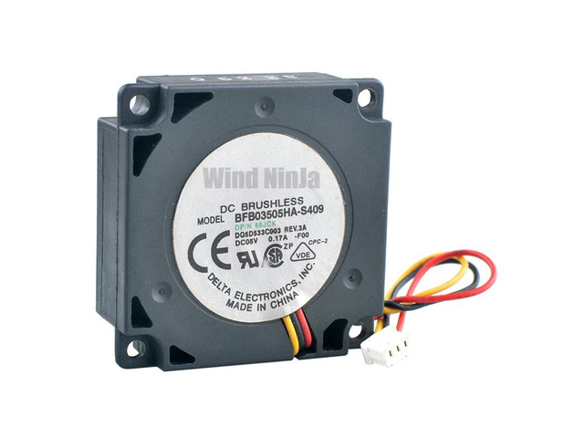 BFB03505HA-S409 86JCK 3.5cm 35mm Blower (35x35x10mm), DC5V 0.17A, 3-pin centrifugal blower, suitable for industrial control computers.