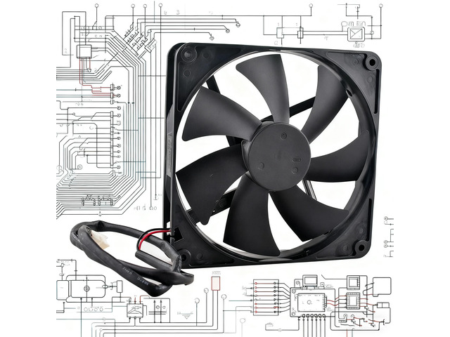 Y-Y 140mm Dual Ball Bearing Cooling Fan 14025H12B 14cm DC12V 0.30A 2-Pin 1800rpm for Chassis Power Supply 140x140x25mm