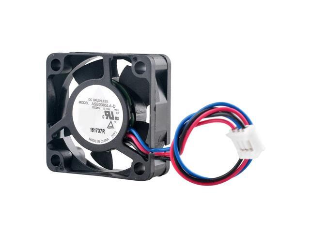 2pcsASB0305LA-D 3cm 30mm fan 30x30x10mm DC5V 0.17A 3-pin Micro cooling fan for motherboard power supply