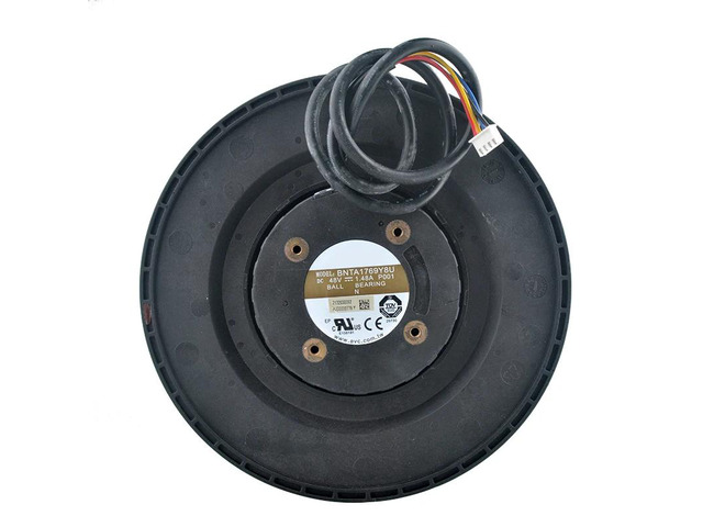 BNTA1769Y8U 170mm x 17cm DC48V 1.48A 4-pin waterproof circular centrifugal turbine blower, suitable for cabinets.