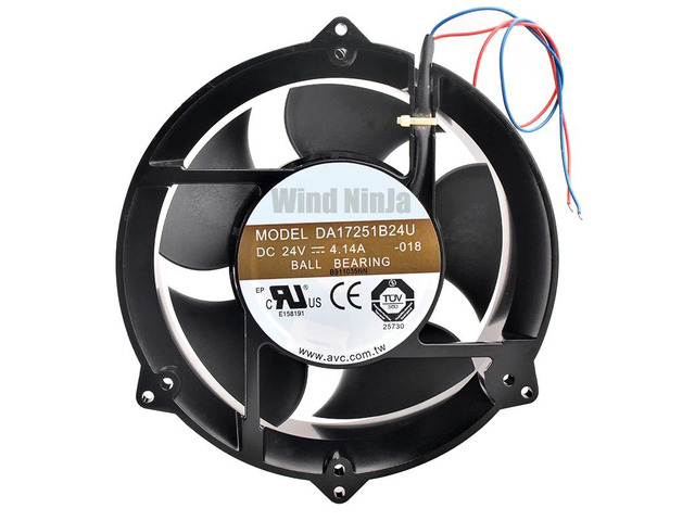 DA17251B24U Axial Flow Cooling Fan 172mm X 172mm X 51mm DC24V 4.14A 17.2cm Fan for Frequency Converter Cabinet