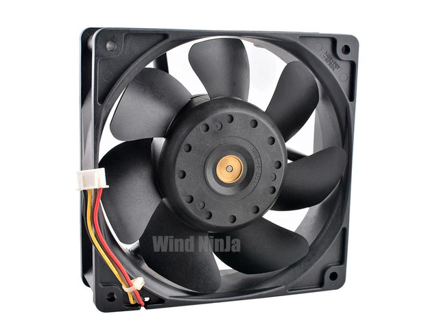 12cm/120mm high-speed cooling fan 9G1212P1G09 DC12V 0.83A 4-pin dual ball bearing, suitable for server chassis CPUs, dimensions 120x120x38mm.