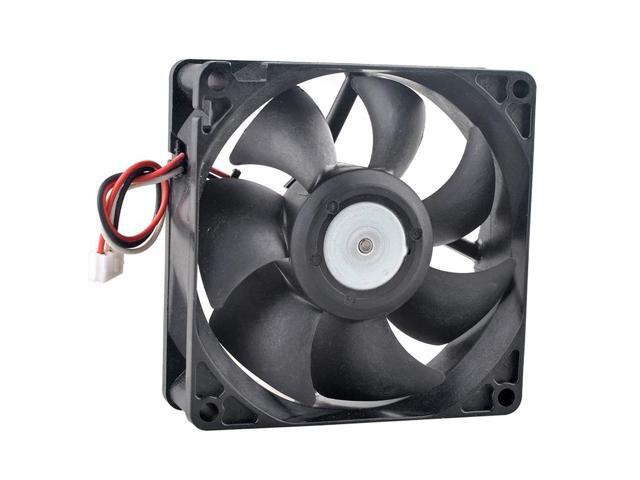 U80T24MUA7-53J241 8cm x 80mm Axial Fan (80x80x25mm), DC24V 0.09A, 3-pin Inverter Power Supply Cooling Fan
