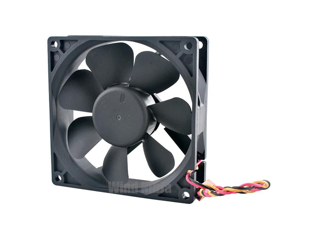 DSB0912M 92mm Cooling Fan 9.2cm 92x92x25mm DC12V 0.19A 3-Pin Connector 2500 RPM Suitable for Chassis CPU Power Supply Cooling