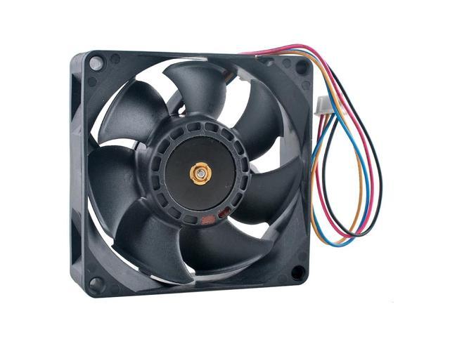 DATC0825B2GP084 8cm X 80mm X 25mm DC12V 1.60A 4-Pin Dual Ball Bearing Axial Flow Fan for Server Workstations Cooling System