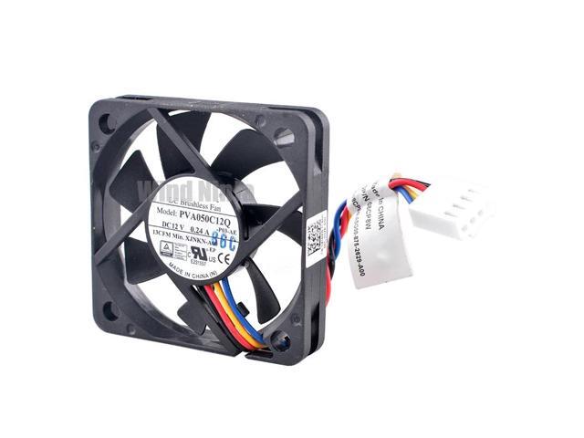 PVA050C12Q XJNKN-A00 5cm 50mm Cooling Fan 50x50x10mm DC12V 0.24A 4-Pin 13CFM Quiet Computer Fan for Chassis CPU Cooler