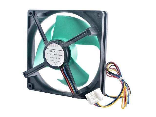 12539JE-15L-BU 9G22A74 DC15V 0.20A 4-pin axial fan for refrigerator motor cooling.