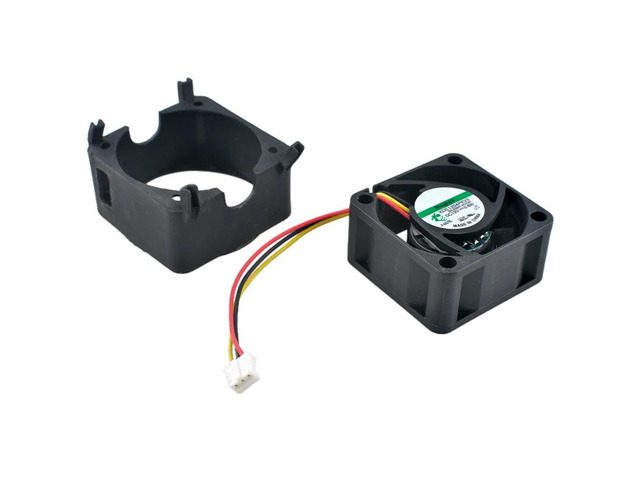(3 units) KDE1204PKV3 4cm x 40mm DC12V 0.6W 5200rpm 6.3CFM Silent three-pin axial cooling fan, suitable for 40x40x20mm power supplies