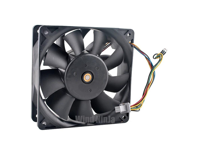 High-speed axial cooling fan, 12cm x 120mm, DC12V 3.30A, VA450DC V34809-90 233101-002, server chassis fan, 120x120x38mm.