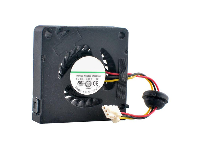 Miniature centrifugal fan, 30x30x7mm/40x40x8mm, DC5V 0.30A, 3-pin, FW0530-S1053I3AH/FW0540-S2053J2AH, suitable for computer hardware.