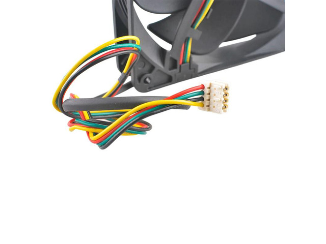 CHT14012RM-W25B 14cm (140mm) fan, measuring 140x140x25mm, DC 12V, 0.24A, axial cooling fan, suitable for refrigerators (4-pin).