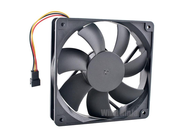 (2 units) SFF12B 12cm x 120mm x 25mm DC12V 0.13A 1500RPM Case CPU Power Supply Cooling Fan 120mm Case Fan