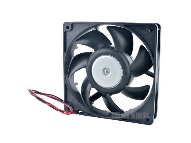 12cm/120mm Dual Ball Bearing Cooling Fan 9GH1212C402 DC12V 0.21A 2-Pin Power Supply Fan 120x120x25mm for Computer Hardware