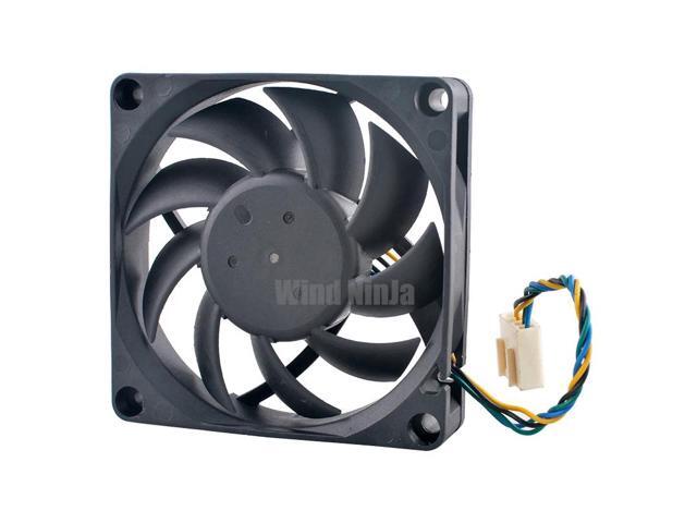 (2pcs) AFB0712HHB 7cm Diameter Axial Flow Cooling Fan DC12V 0.45A 4Pin Chassis CPU Heat Dissipation Fan 70x70x15mm