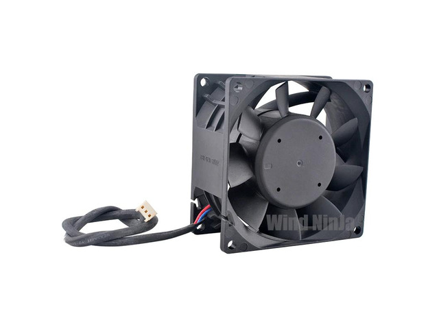 PFB0812UHE 8cm x 80mm Cooling Fan (80x80x38mm), DC12V 1.86A, 3-pin High-Speed Server Power Supply Cooling Fan