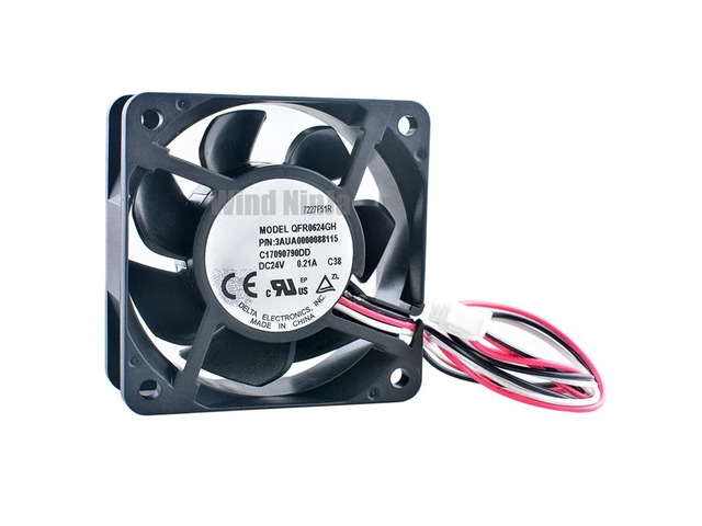 QFR0624GH 3AUA0000088115 C17090790DD 6cm 60mm Fan 60x60x25mm DC24V 0.21A Dual Ball Bearing Inverter Cooling Fan