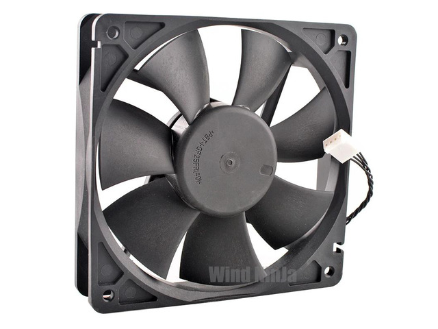 AFB1212VH 12cm (120mm x 25mm) 4-pin DC12V 0.60A cooling fan, suitable for Z4 and G4 workstation CPUs, compatible with 907238-001 and 927549-001.