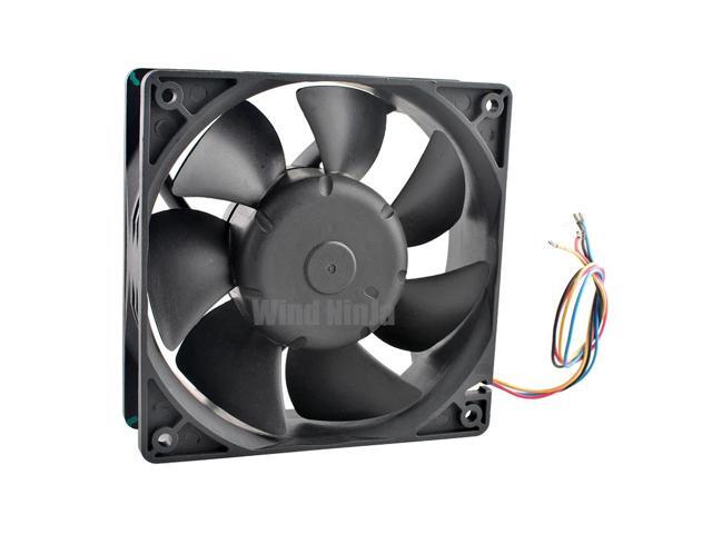 AFB1212VHE 12cm X 120mm X 38mm DC12V 0.90A 4-Pin Dual Ball Bearing Server Chassis Cooling Fan for Computer Hardware
