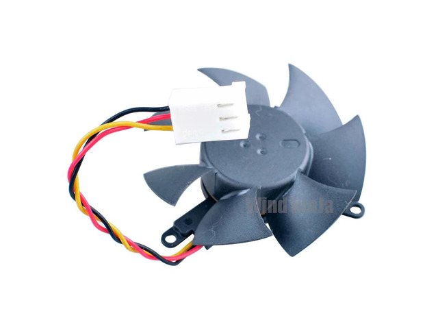 AUB0512HHB 47mm diameter (40x40x40mm) 3-pin DC12V 0.27A cooling fan, suitable for One 2710m industrial computer CPU routers.