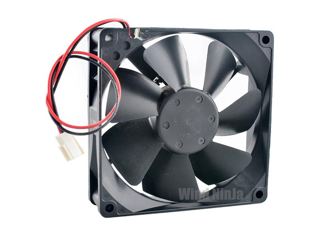92mm Dual Ball Bearing Cooling Fan 3610KL-04W-B50 9.2cm DC12V 0.34A 2-pin Chassis Power Supply Fan, suitable for computer hardware.