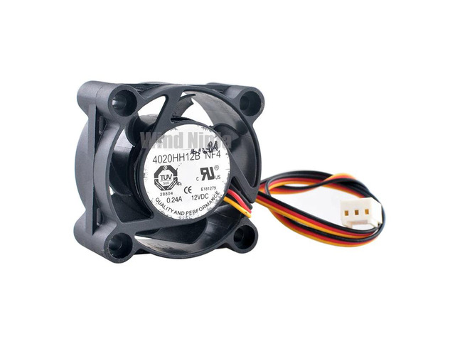 4020HH12B NF4 4cm 40mm fan 40x40x20mm DC12V 0.24A 3pin Dual ball bearing cooling fan for switch chassis CPU