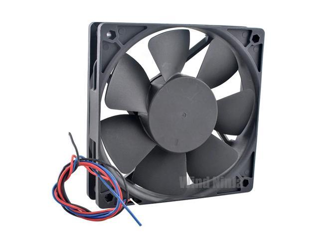 12cm/120mm P1225Y48BPLB5h-7 DC48V 0.28A 3-Pin Dual Ball Bearing Cooling Fan 120x120x25mm for Server Frequency Converter