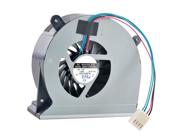 AB08812HB26DB00 88mm blower, DC12V, 0.60A, 4-pin dual ball bearing high-speed centrifugal fan for heat dissipation of computer cases and monitors.