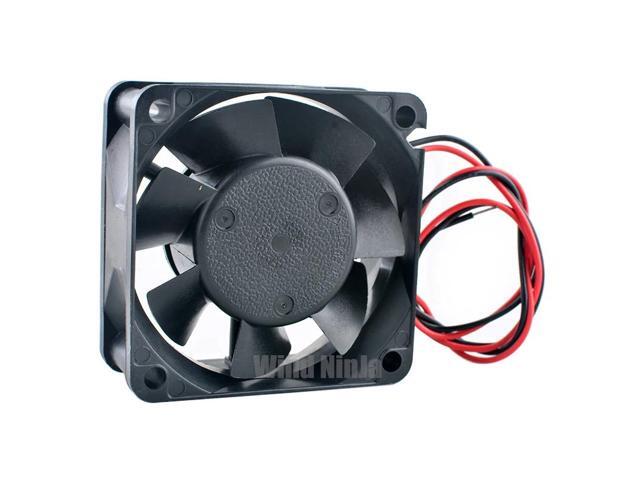 2410ML-04W-B50 Dual Ball Bearing Cooling Fan, 6cm (60mm x 60x25mm), DC12V 0.26A, 2-pin, for CPU power supplies in computer cases.