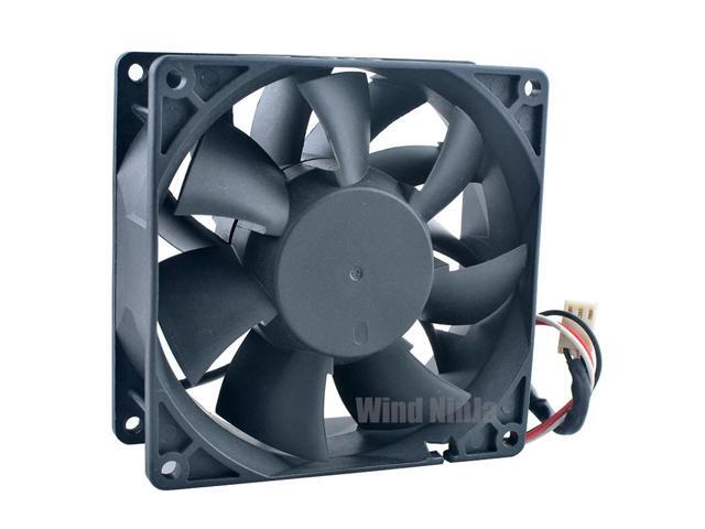 PMD1209PMB3-A 92mm Dual Ball Bearing High-Speed Cooling Fan - DC12V 5.6W 3-Pin Server Chassis Fan, Enhancing Cooling Performance
