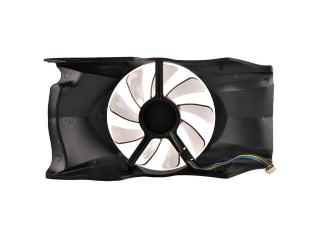 T129215DU(AF786dR) 4-pin DC12V 0.50A graphics card cooling fan, compatible with GTS450/GTS450SE D5 and GTX550TI models.