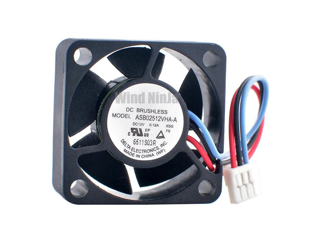 ASB02512VHA-A 2.5cm 25mm fan 25x25x10mm DC12V 0.12A 3pin Micro cooling fan for industrial computer power supply