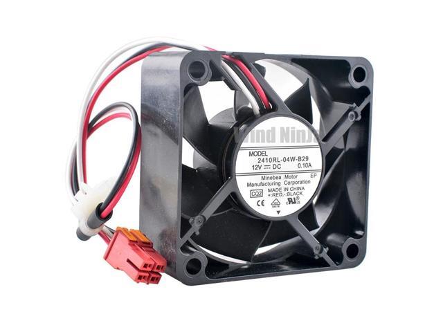 2410RL-04W-B29 6cm (60mm) Fan 60x60x25mm DC12V 0.10A Dual Ball Bearing Washing Machine Cooling Fan