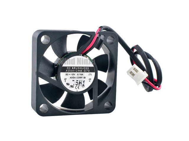 AD0412HB-G70 4cm 40mm Fan (40x40x10mm), DC12V 0.10A 2-pin 6000rpm, Dual Ball Bearing Power Supply Cooling Fan