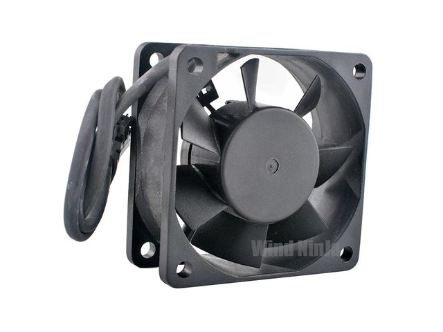 AD0612LX-A70GL 6cm 60mm Axial Fan (60x60x25mm), DC12V 0.08A, 2-pin Power Supply Cooling Fan