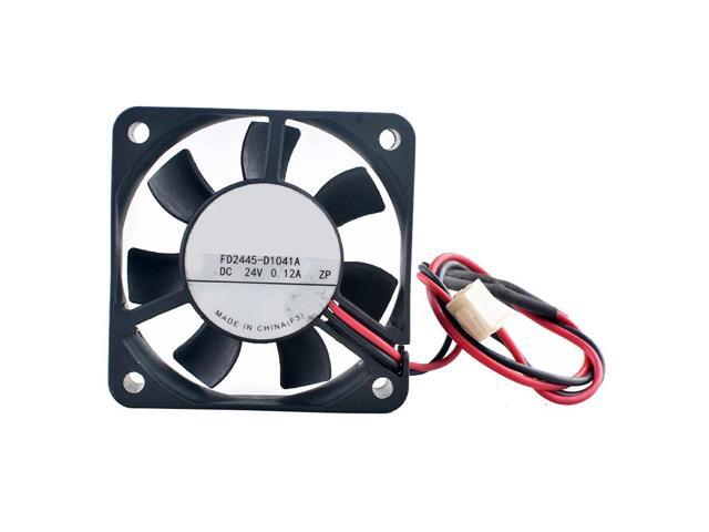 FD2445-D1041A 45mm Dual Ball Bearing Cooling Fan 4.5cm DC24V 0.12A 2Pin Frequency Converter Power Supply Fan 45x45x10mm