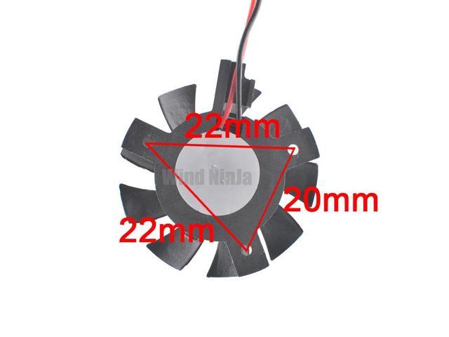 FS0504-S1212A06L Motherboard Heatsink Cooling Fan 37mm 22x22x20mm DC5V 0.20A 1.0W Suitable for Microcomputer Monitors and Graphics Cards