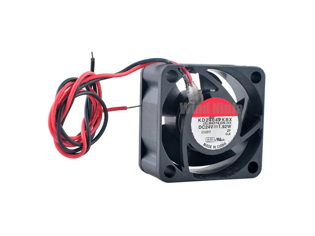 KD2404PKBX 4cm 40mm Fan (40x40x20mm), DC24V 1.92W, Dual Ball Bearing Cooling Fan, suitable for inverter power supplies.