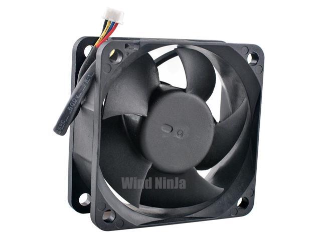 DS06025R12E 6cm x 60mm x 25mm DC12V 0.20A 4-pin Silent Cooling Computer Case Fan, suitable for computer cases, CPUs, and power supplies.