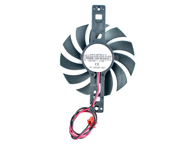 WSH8010S18 Fan blade diameter 75mm, mounting hole spacing 100mm, DC18V 0.18A, induction cooker bracket-type cooling fan.