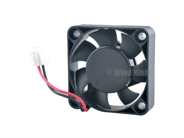 FD124010LB 4cm x 40mm Cooling Fan with Dual Ball Bearings, 0.055A DC12V, 2-Pin Micro Device Power Supply Cooling Fan (40x40x10mm)