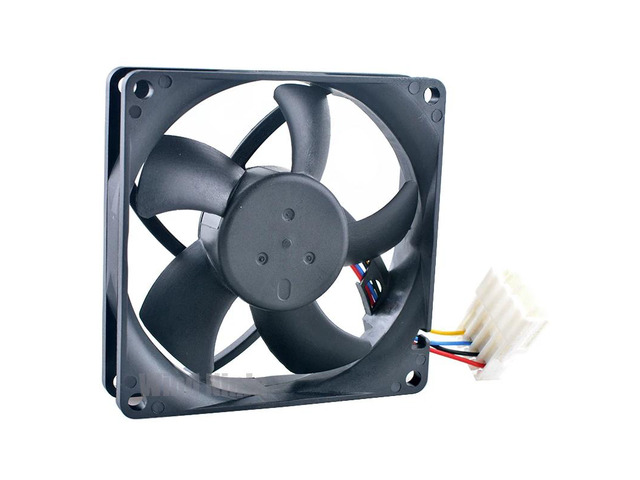 AFC0812DD High-Speed Cooling Fan, 8cm/80mm (80x80x20mm), DC12V, 0.75A, 4-pin dual ball bearing, suitable for workstation CPU cases.