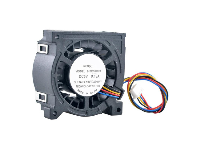 BF03517H05FP 3.5 cm (35 mm) blower, dimensions 35x35x17 mm, DC 5V, 0.18A, 4-pin, speed 4400 rpm, centrifugal cooling fan, suitable for P1, P2, G1G2...