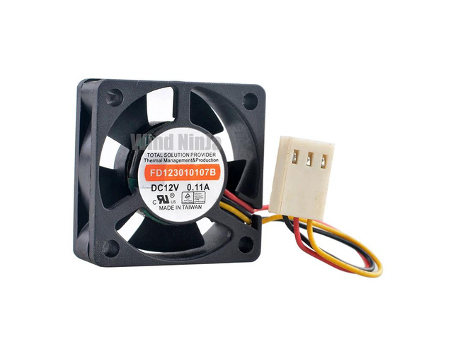 FD123010107B 3cm 30mm Fan (30x30x10mm) DC12V 0.11A 3-pin Micro CPU Cooling Fan for Chassis