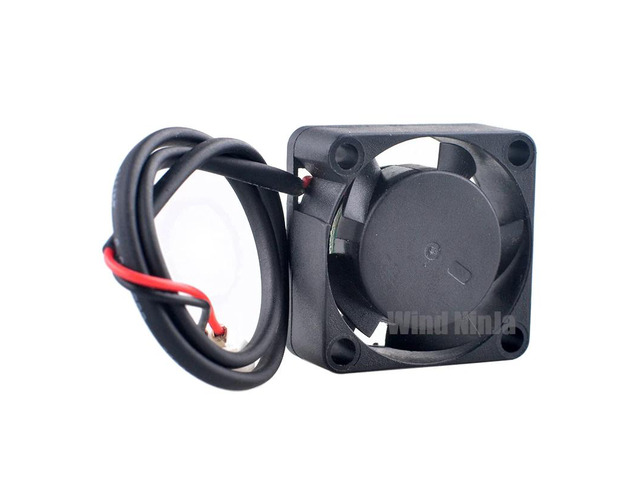 AGE02510B12M 2.5cm diameter 25mm fan (25x25x10mm), DC12V 0.08A, 2-pin ball bearing cooling fan, suitable for micro device power supplies.