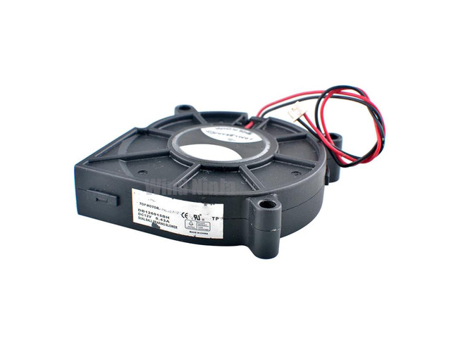 DB126015BH 6cm/60mm Blower (60x60x15mm) DC12V 0.43A 2-pin Dual-Ball Centrifugal Cooling Fan for Printers