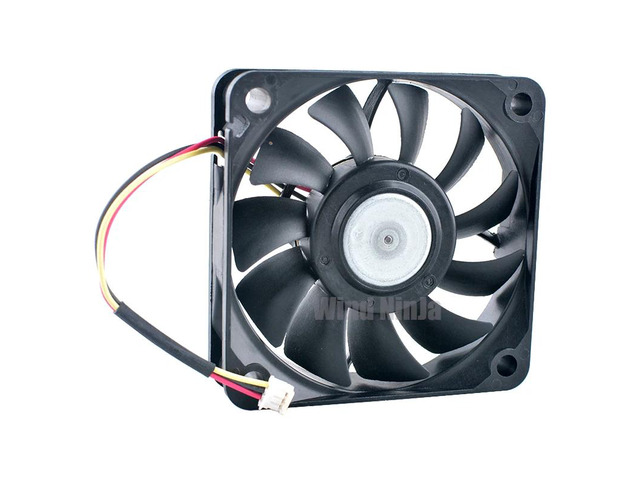 60mm axial fan, 6cm, DC12V, 0.22A, 3-pin U60R12MUBB-52J24 Y0242055B, projector chassis cooling fan, 60x60x15mm.