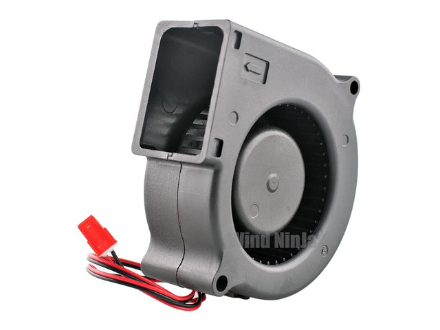 CHA7512RX-30B 75mm Centrifugal Blower Fan 7.5cm DC12V 0.65A 4500rpm Cooling Fan for Dryer Humidifier 75x75x30mm