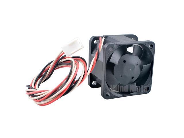 DV04028B12L 4cmx40mm Cooling Fan 40x40x28mm DC12V 0.36A 3-Pin Micro Chassis Power Supply Fan with Resistance Temperature Control
