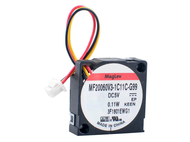 MF20060V3-1C11C-G99 2cm 20mm Miniature Centrifugal Fan DC5V 0.11W 0.32W Projector Cooling Fan 20x20x6mm