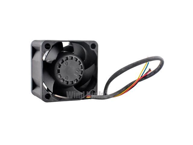 High-speed 4cm cooling fan, 40mm DC12V 7.8W 4-pin dual ball bearing adjustable power supply compatible with computer hardware.